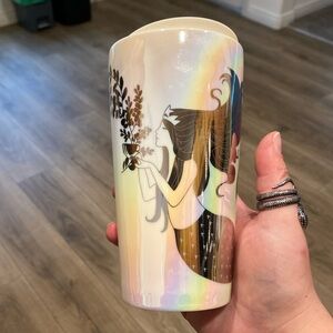 Iridescent Mermaid Starbucks mug